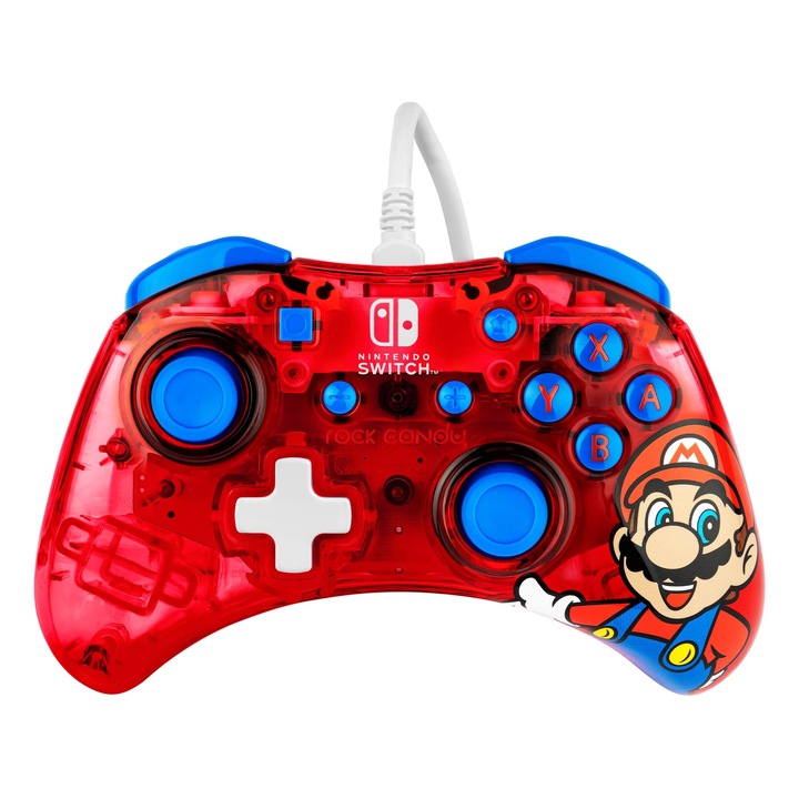 Rock Candy Nintendo Switch Mario design vezetékes kontroller