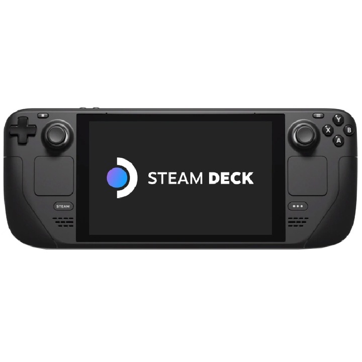 Steam Deck hordozható játékkonzol, Wi-Fi, AMD APU, 16 GB DDR5, 512 GB NVMe SSD, Bluetooth, Steam OS, fekete
