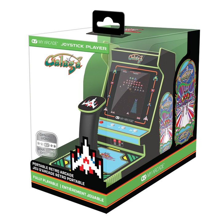 My Arcade DGUNL-7000 Galaga 2in1 Joystick Player Hordozható Kézikonzol