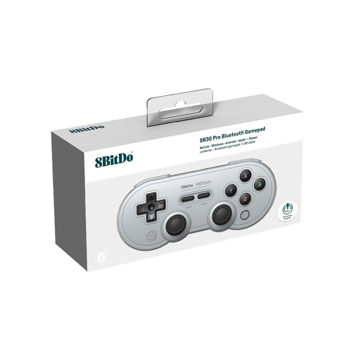 Kontroller 8bitdo Sn30 Pro Halled/gray Nintendo Switch és PC