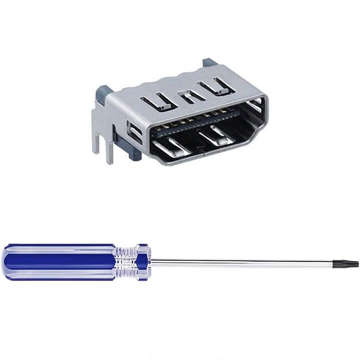 PS5 HDMI port T8 csavarhúzóval, PS5 HDMI port interfész csatlakozó, KINGTRONG®