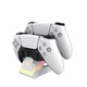 PDP Afterglow Wave, PlayStation 5, DualSense, RGB világítás, Fehér, Kontroller töltőállomás