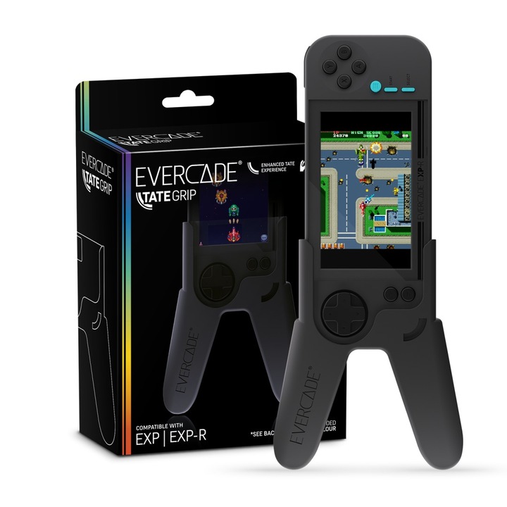 Evercade TATE Grip, EXP/EXP-R, Szürke, Játékkonzol markolat