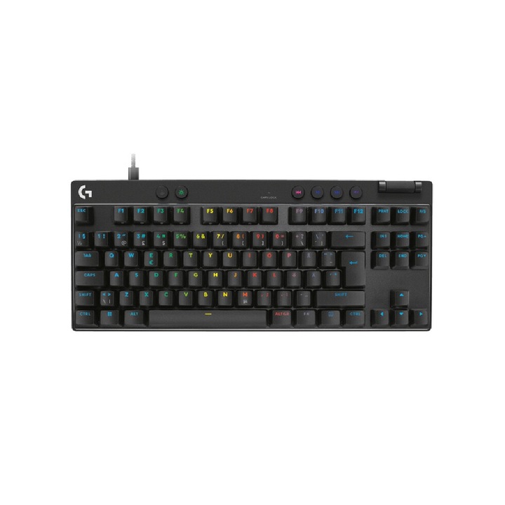 Клавиатура, Logitech G Pro X Gaming, черен (nordic), PC